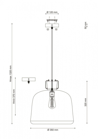 Narni 1940.1 White Подвесной светильник Lucia Tucci 