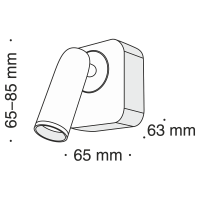 Спот светодиодный Maytoni Mirax C039WL-L3W3K