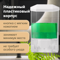 Дозатор для жидкого мыла LAIMA PROFESSIONAL ORIGINAL, НАЛИВНОЙ, 0,5 л, прозрачный, 605772 (605772)