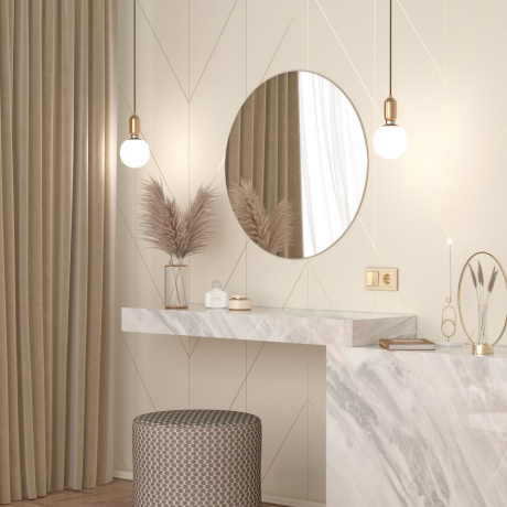 Выключатель  двухклавишный (шампань) Werkel W1120011