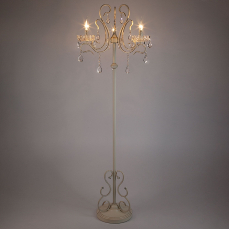 Торшер Eurosvet белый Strotskis  12205/3F 