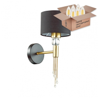 Бра с лампочкой Lumion Santiago 4516/1W+Lamps Е27 Свеча