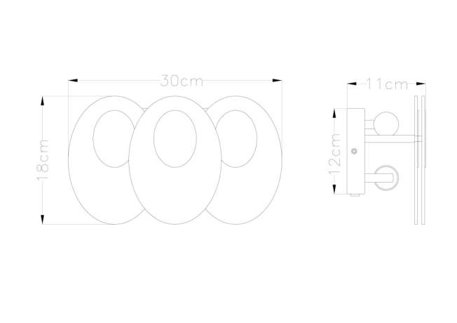 Нарушена упаковка! <618728> Настенный светильник Arte Lamp Rosabella A4067AP-2CC
