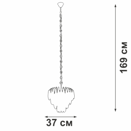 Подвесной светильник Vitaluce V5340-9/7 