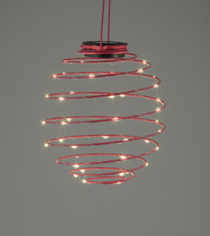 Садовый подвесной светильник Спираль на солнечной батарее Эра ERASF012-29 (Б0044236)