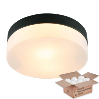 Светильник с лампочками Arte lamp Aqua-Tablet A6047PL-2BK+Lamps