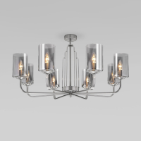 Люстра на штанге 60138/8 сатин-никель Eurosvet (a060904)