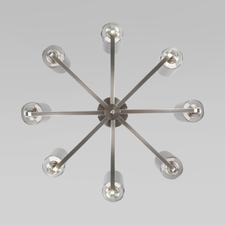 Люстра на штанге Eurosvet Defi 60138/8 сатин-никель 