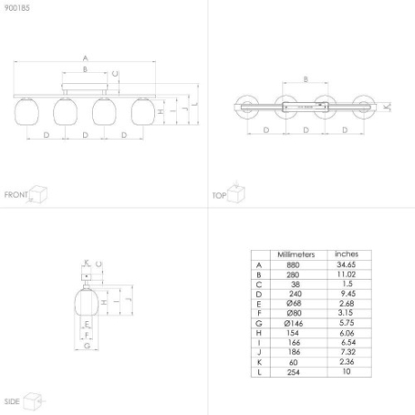 Потолочный светильник Eglo Filago 900185 