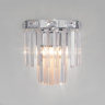 Накладной светильник Eurosvet Elegante 10130/1 хром/прозрачный хрусталь Strotskis 
