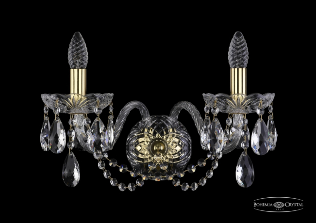 1402B/2/195/XL/G Бра Bohemia Ivele Crystal 