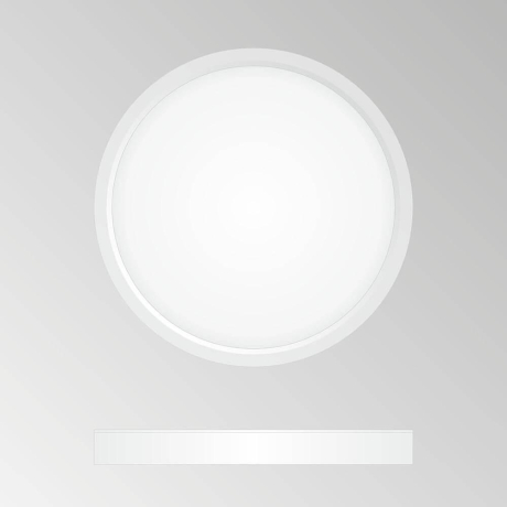 Светодиодный настенно-потолочный ультратонкий светильник Citilux Бейсик CL738180V Белый 