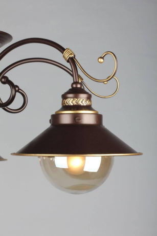 Люстра потолочная с лампочками Omnilux OML-50407-05+Lamps 