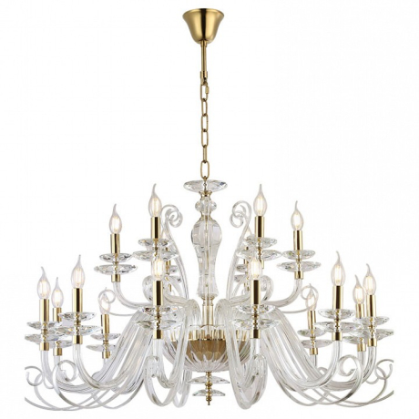 Подвесная люстра Newport ANNABELLE 8576+12/C gold polished 