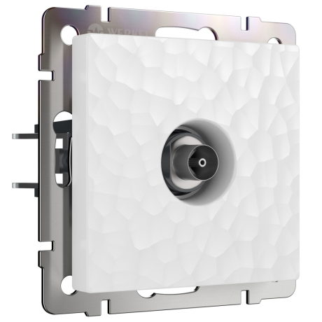 ТВ-розетка оконечная (белый) Hammer Werkel W1283001