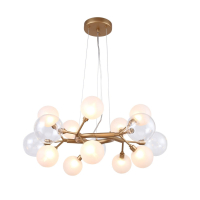 Люстра с лампочками, подвесная, комплект от Lustrof. №176695-617447