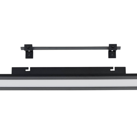 900822 Потолочный светильник  SALOBRENA 1, 38W (LED), 4000K, 4700lm, L1195, B100, H45, алюминий, черный / пластик, белый Eglo 