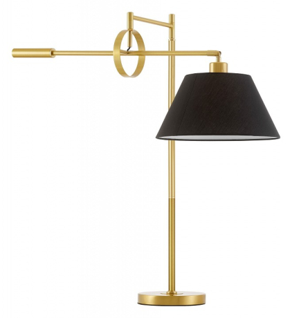 Настольная лампа декоративная LUMINA DECO 1124 LDT 1124 MD+BK 