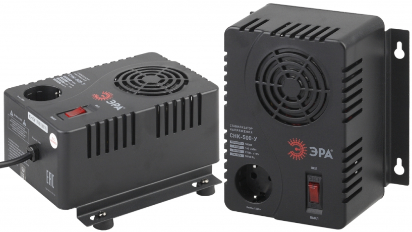 Стабилизатор напряжения ЭРА СНК-500-У Б0031063