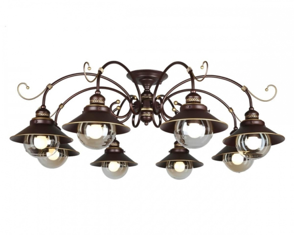 Люстра потолочная с лампочками Omnilux OML-50407-08+Lamps 