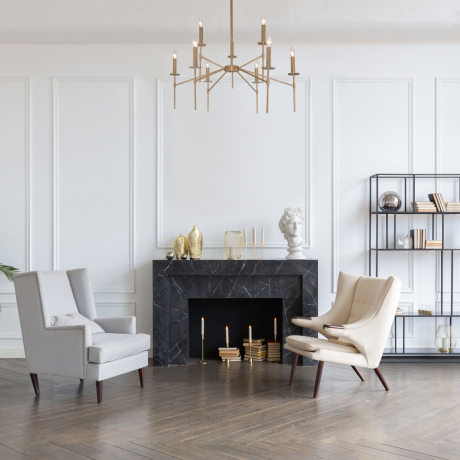 Люстра на штанге Eurosvet 60142/9 латунь (a061931) 