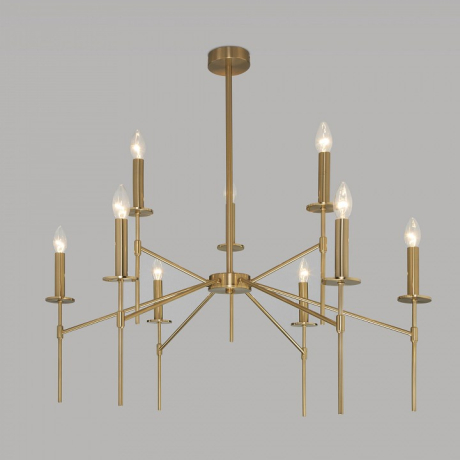 Люстра на штанге Eurosvet Anders 60142/9 латунь 