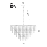 Подвесной светильник Divinare Nova 3001/02 LM-16