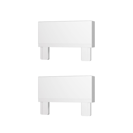 ST067.509.19 Торцевая заглушка SKYFLAT (2 шт) ST-Luce Белый 