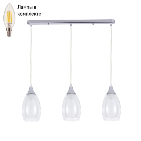 Светильник подвесной с лампочками Arte lamp A7951SP-3CC+Lamps 