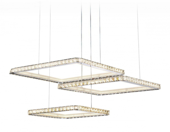 Умная подвесная люстра с пультом ДУ Ambrella light Acrylica Ice FA1759 