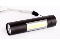 Нарушена упаковка!  <392224> Ultraflash LED51523  (фонарь акк 4В, черн., 2LED, 3 Вт, 3 реж, USB, бокс са)