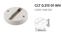 Основание для монтажа трековых однофазных светильников Crystal Lux CLT 0.11 (CLT 0.213 01 BL)