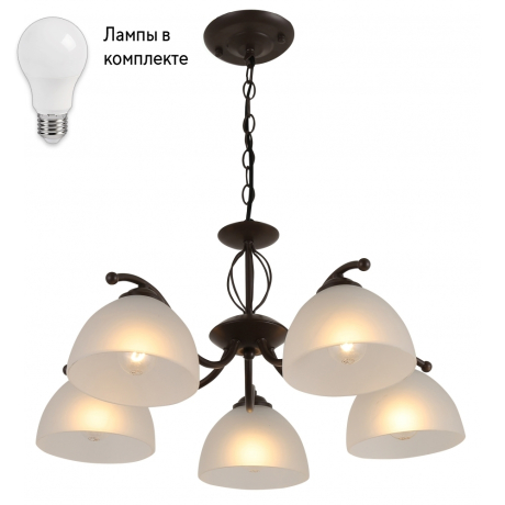 Люстра подвесная с Led лампочками в комплекте Rivoli Б0054758+Lamps 