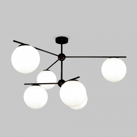 Люстра на штанге Eurosvet Marbella 60147/6 черный 