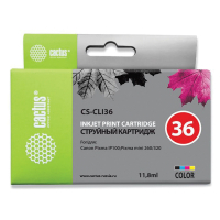 Картридж струйный CACTUS (CS-CLI36) для CANON PIXMA iP100, цветной (362762)