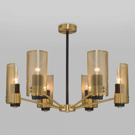 Люстра на штанге Eurosvet Grino 70139/6 латунь 