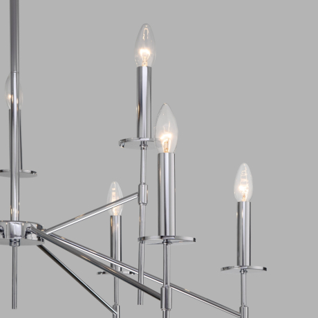 Люстра на штанге Eurosvet 60142/9 хром (a061934) 