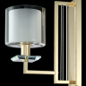 Бра Crystal Lux NICOLAS AP1 GOLD/WHITE 