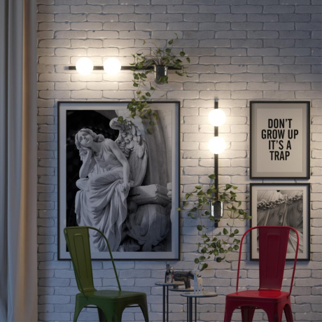 Нарушена упаковка!  <187136> 4681/2WA Бра с цветочным горшком Odeon Light Flower