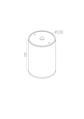 Уличный потолочный светильник Outdoor O306CL-L12GF