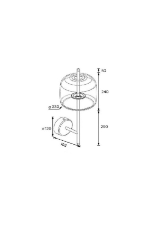 Бра Arte Lamp Padova A2404AP-1AM 
