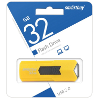 Набор из 3 шт, Флеш-диск 32 GB SMARTBUY Stream USB 2.0, желтый, SB32GBST-Y (513074)