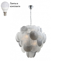 Светильник подвесной с лампочками iLamp 15617-14 CR+MULT+Lamps