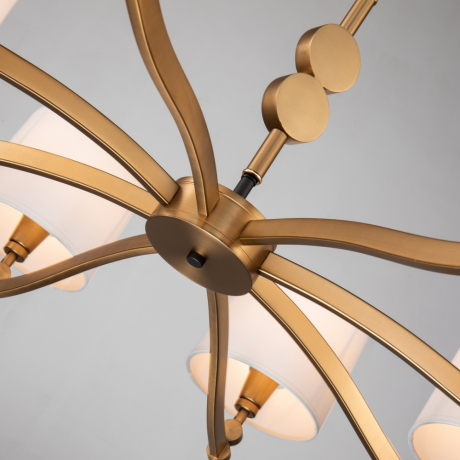 Подвесная люстра с лампочками Favourite Roshe 2624-8P+Lamps E14 Свеча 