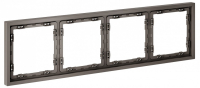 Рамка на 4 поста Voltum S70 VLS100414