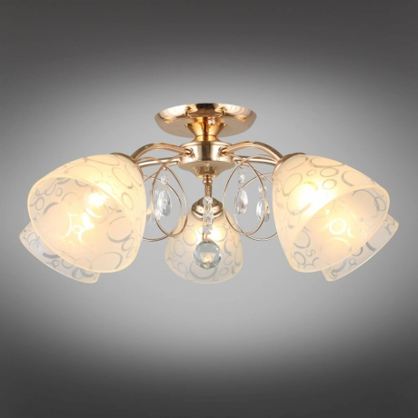 Люстра потолочная с лампочками Omnilux OML-29007-05+Lamps 