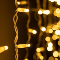 4*0,6м. Уличная гирлянда бахрома теплый свет Ardecoled 230V ARD-Edge-Pro-4000X600-White-128Led-Flash Warm/Warm (31193)