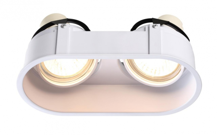 Встраиваемый светильник с лампочками Novotech Cloud 370564+Lamps Gu10 