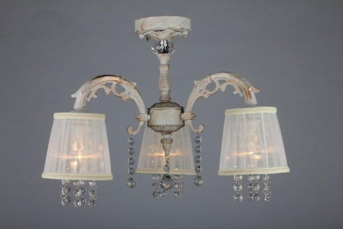 Люстра с поддержкой Алисы потолочная Omnilux OML-30007-03-A 