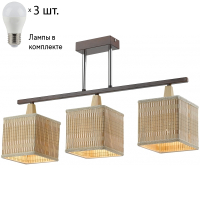 Потолочная люстра с лампочками Velante 266-127-03+Lamps